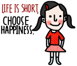 Life is short. : Sakura sticker #14002154