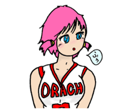 Ai-chan, Women's basketball entrance sticker #14002308