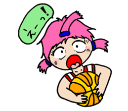 Ai-chan, Women's basketball entrance sticker #14002315