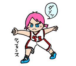 Ai-chan, Women's basketball entrance sticker #14002317