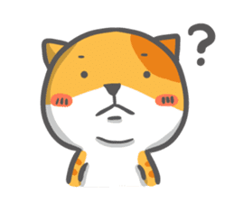 Cat with chicken Wonderful day sticker #14002542