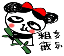 A panda named Panta sticker #14002956
