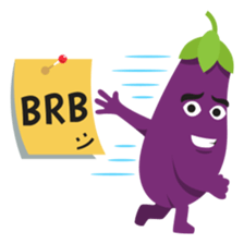 The Eggplant: Emoji Stickers by EmojiOne sticker #14003302