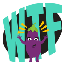 The Eggplant: Emoji Stickers by EmojiOne sticker #14003304