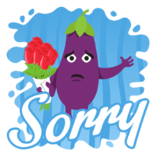 The Eggplant: Emoji Stickers by EmojiOne sticker #14003314