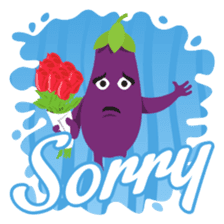 The Eggplant: Emoji Stickers by EmojiOne sticker #14003314