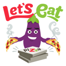 The Eggplant: Emoji Stickers by EmojiOne sticker #14003315