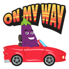 The Eggplant: Emoji Stickers by EmojiOne sticker #14003317