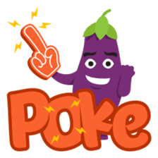 The Eggplant: Emoji Stickers by EmojiOne sticker #14003319