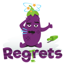 The Eggplant: Emoji Stickers by EmojiOne sticker #14003322