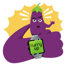 The Eggplant: Emoji Stickers by EmojiOne sticker #14003325