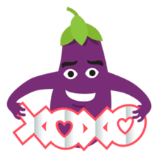 The Eggplant: Emoji Stickers by EmojiOne sticker #14003328