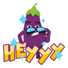 The Eggplant: Emoji Stickers by EmojiOne sticker #14003329