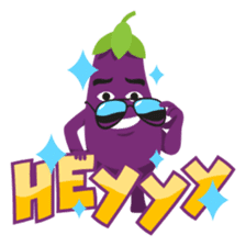 The Eggplant: Emoji Stickers by EmojiOne sticker #14003329