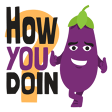 The Eggplant: Emoji Stickers by EmojiOne sticker #14003331