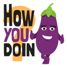 The Eggplant: Emoji Stickers by EmojiOne sticker #14003331