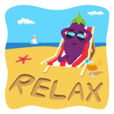 The Eggplant: Emoji Stickers by EmojiOne sticker #14003332