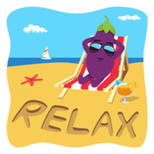 The Eggplant: Emoji Stickers by EmojiOne sticker #14003332