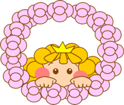 Small princess in a fairy tale country2 sticker #14003448