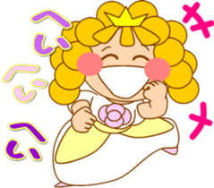 Small princess in a fairy tale country2 sticker #14003449