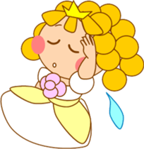 Small princess in a fairy tale country2 sticker #14003461