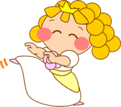 Small princess in a fairy tale country2 sticker #14003467