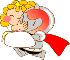 Small princess in a fairy tale country2 sticker #14003474