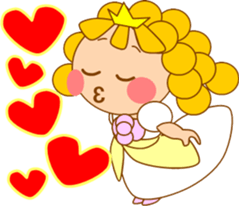 Small princess in a fairy tale country2 sticker #14003477