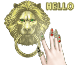 Leo Woman-Compatibility (English) sticker #14003665