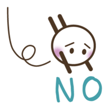 The White from the left sticker #14006381