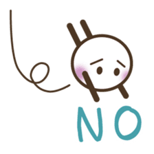 The White from the left sticker #14006381