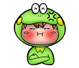 Mog the Frog Boy sticker #14008033