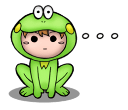 Mog the Frog Boy sticker #14008034