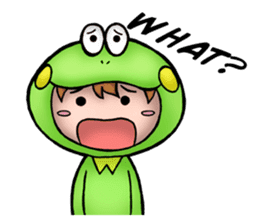 Mog the Frog Boy sticker #14008035