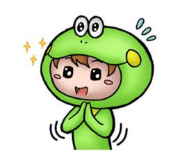 Mog the Frog Boy sticker #14008038