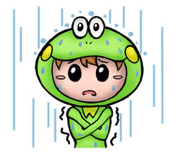 Mog the Frog Boy sticker #14008040