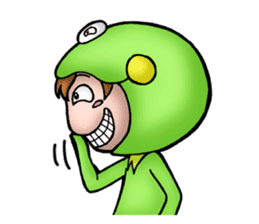 Mog the Frog Boy sticker #14008042