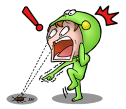 Mog the Frog Boy sticker #14008045