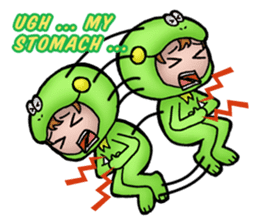 Mog the Frog Boy sticker #14008046
