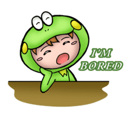 Mog the Frog Boy sticker #14008047