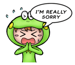 Mog the Frog Boy sticker #14008048