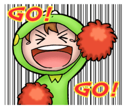 Mog the Frog Boy sticker #14008049