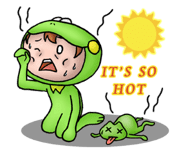 Mog the Frog Boy sticker #14008051