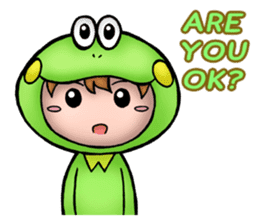 Mog the Frog Boy sticker #14008052