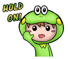 Mog the Frog Boy sticker #14008053