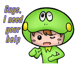 Mog the Frog Boy sticker #14008054