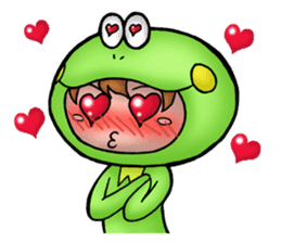 Mog the Frog Boy sticker #14008055