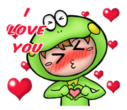 Mog the Frog Boy sticker #14008056