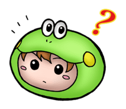 Mog the Frog Boy sticker #14008058