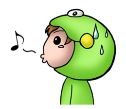 Mog the Frog Boy sticker #14008059
